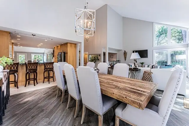 Dining area of this home in Sea Pines
