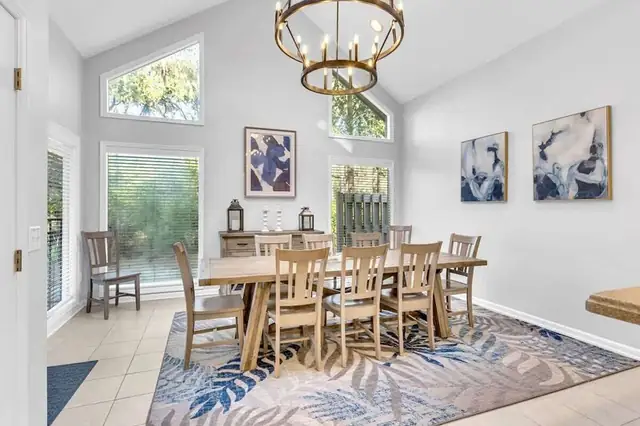 Dining area of this home in Sea Pines