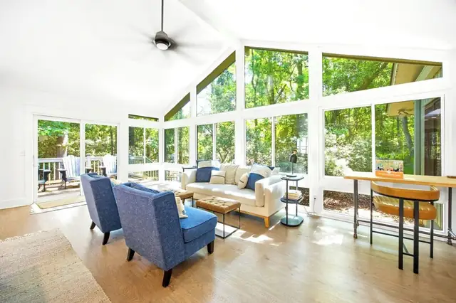 Living room of this home in Sea Pines