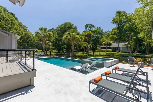 Pool of this home in Sea Pines