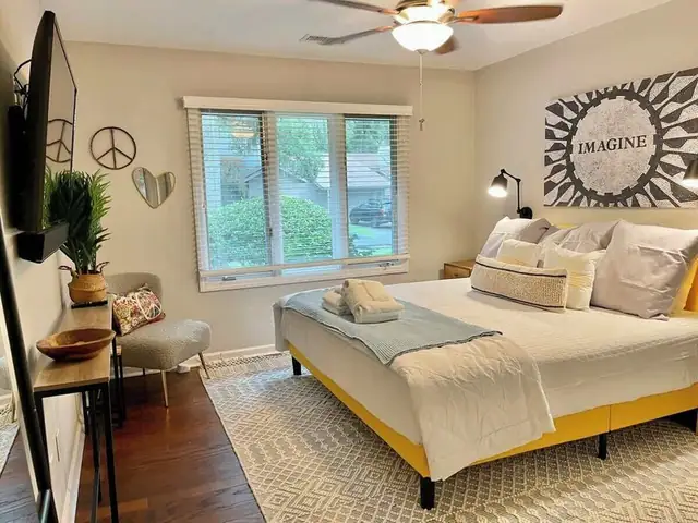 Bedroom of this home in Sea Pines