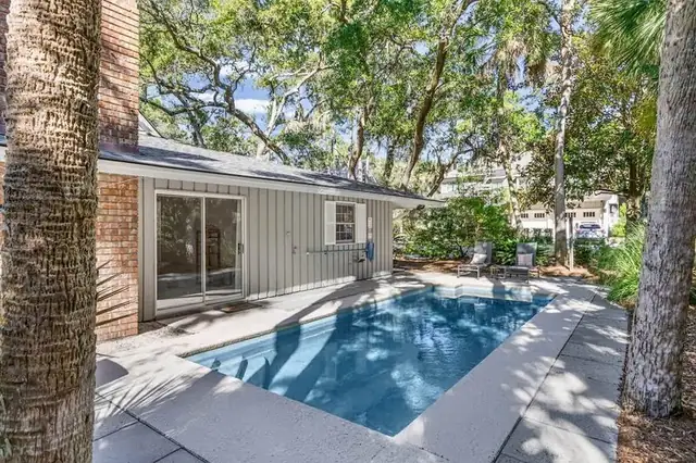 Pool of this home in Sea Pines