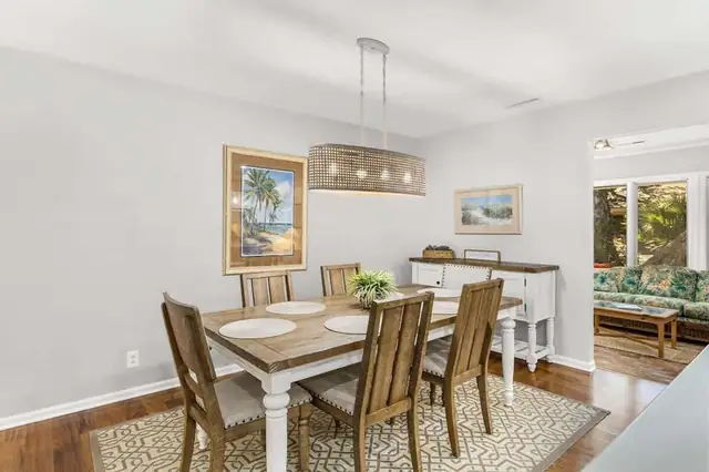 Dining area of this home in Sea Pines