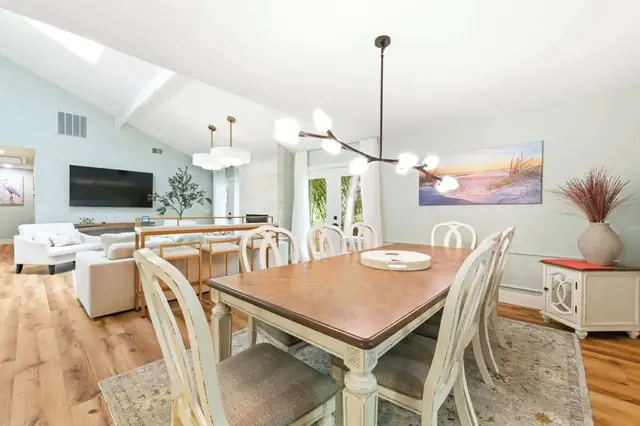Dining area of this home in Sea Pines