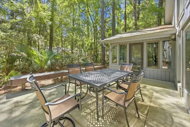 Balcony of this home in Sea Pines