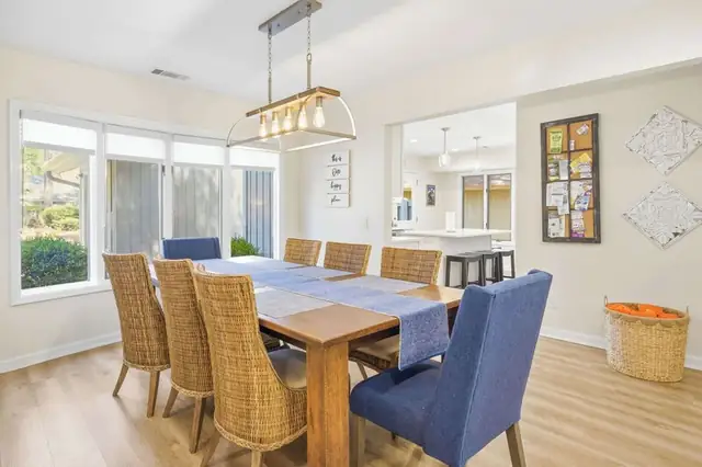 Dining area of this home in Sea Pines