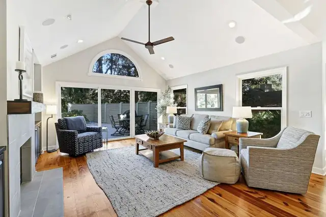 Living room of this home in Sea Pines