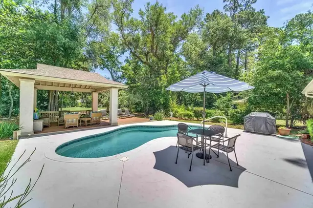 Pool of this home in Sea Pines