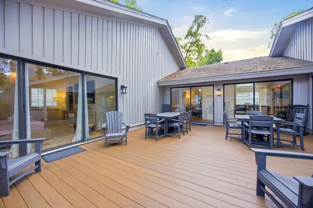 Balcony of this home in Sea Pines