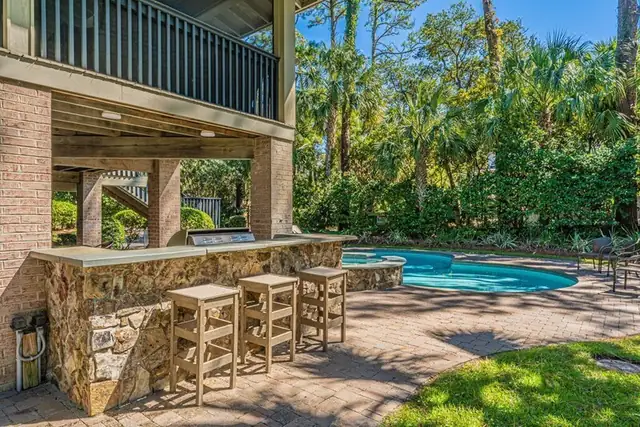 Pool of this home in Sea Pines