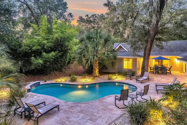 Pool of this home in Sea Pines