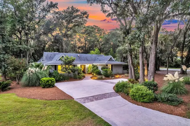 Outside of this home in Sea Pines