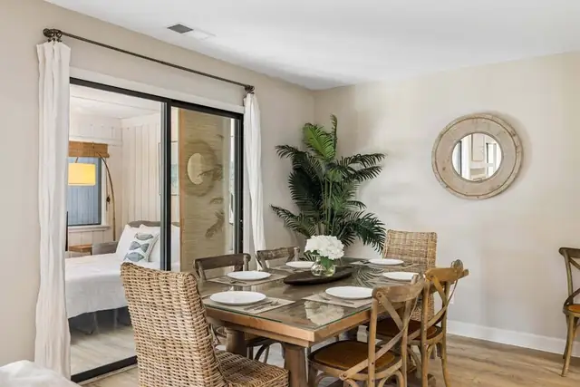 Dining area of this home in Sea Pines