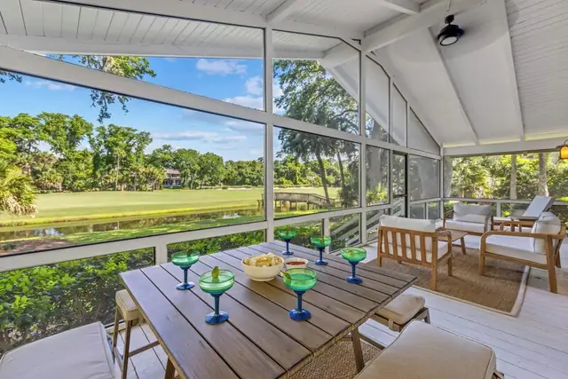Dining area of this home in Sea Pines