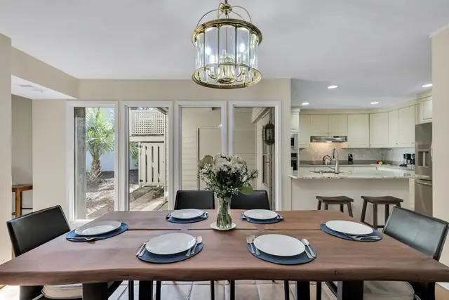 Dining area of this home in Sea Pines