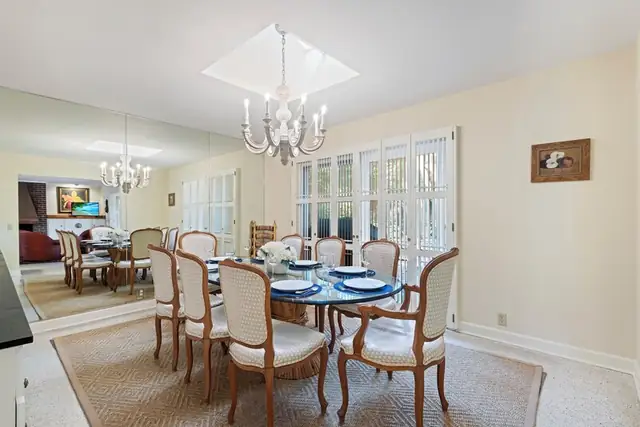 Dining area of this home in Sea Pines