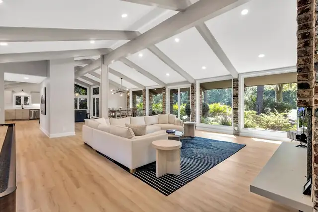 Living room of this home in Sea Pines