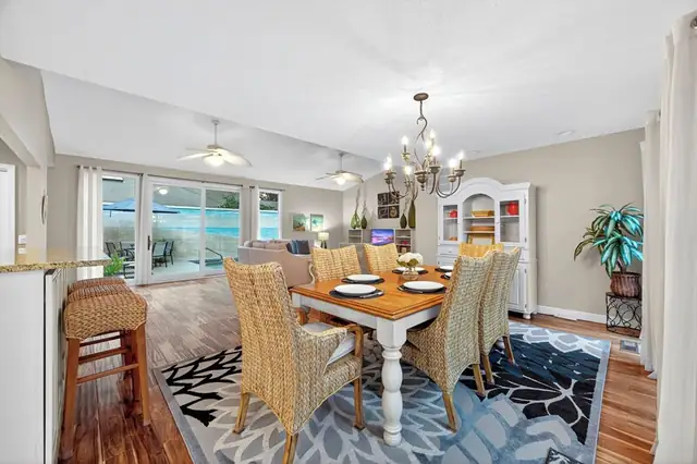 Dining area of this home in Sea Pines