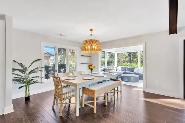 Dining area of this home in Sea Pines