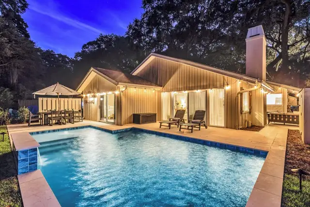 Pool of this home in Sea Pines