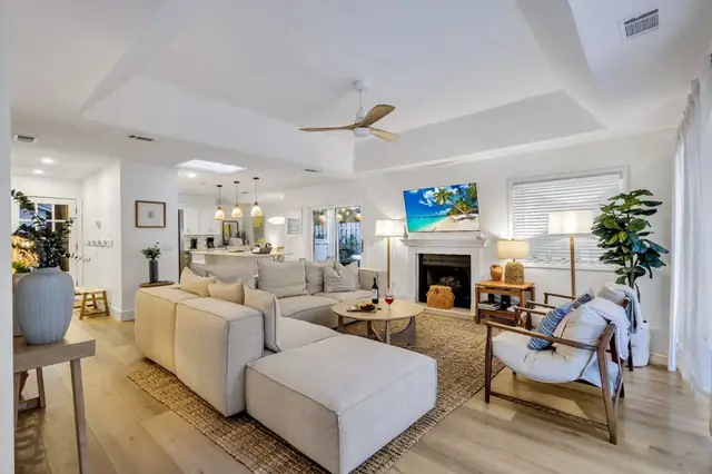 Living room of this home in Sea Pines