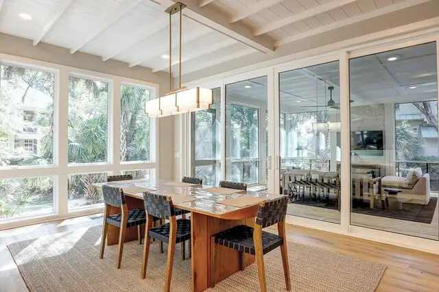 Dining area of this home in Sea Pines