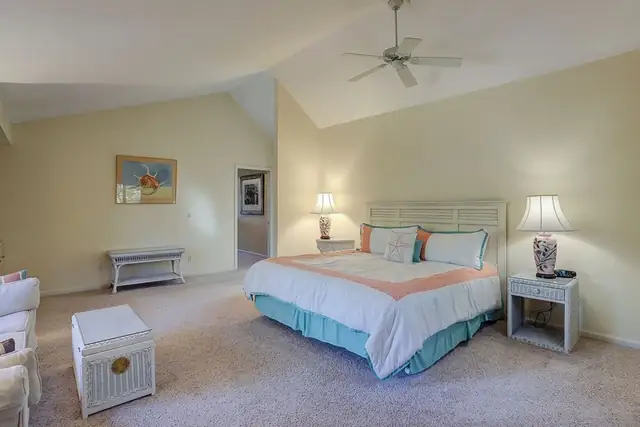 Bedroom of this home in Sea Pines
