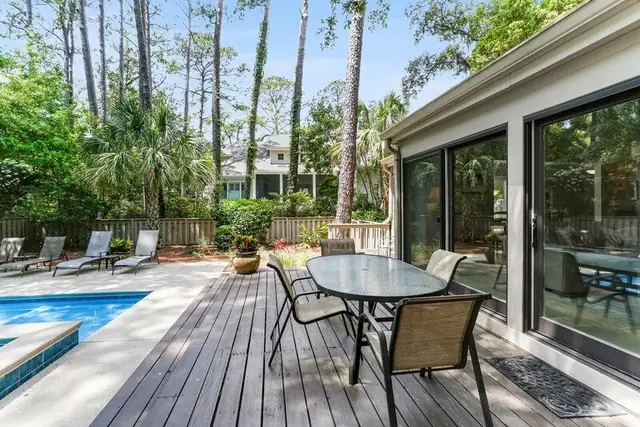 Pool of this home in Sea Pines