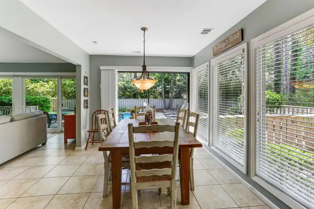 Dining area of this home in Sea Pines