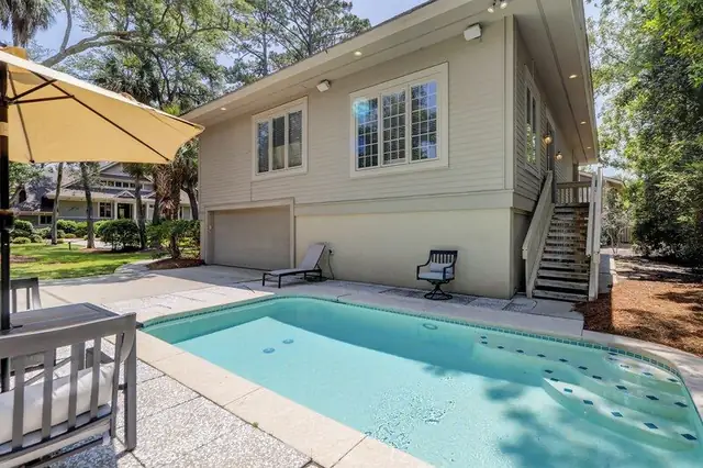 Pool of this home in Sea Pines