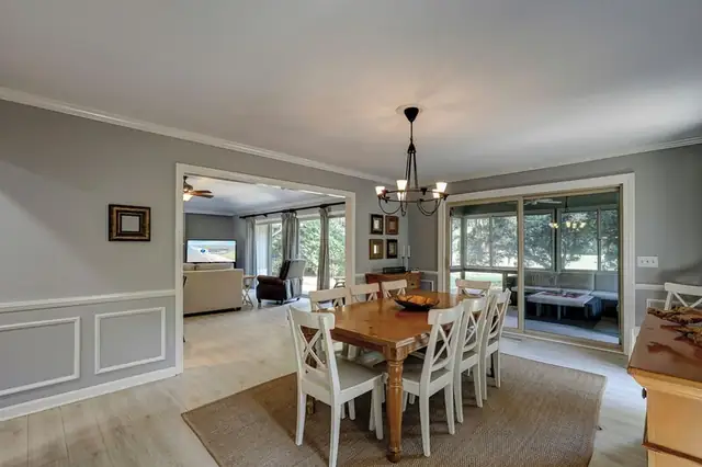 Dining area of this home in Sea Pines