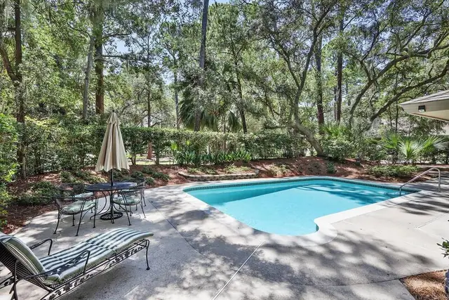 Pool of this home in Sea Pines
