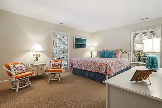 Bedroom of this home in Sea Pines
