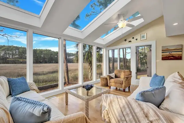 Living room of this home in Sea Pines