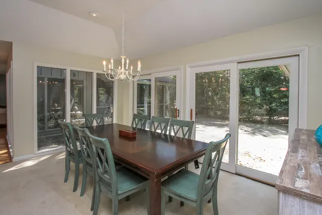 Dining area of this home in Sea Pines