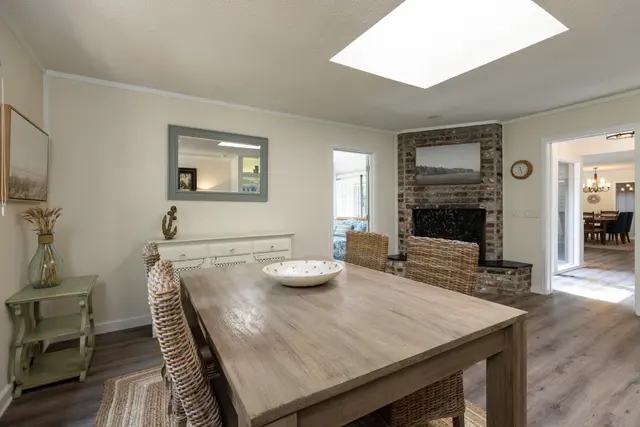 Breakfast nook of this home in Sea Pines