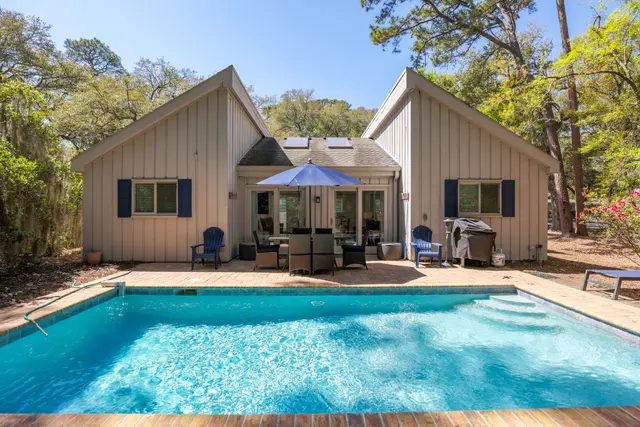 Pool of this home in Sea Pines
