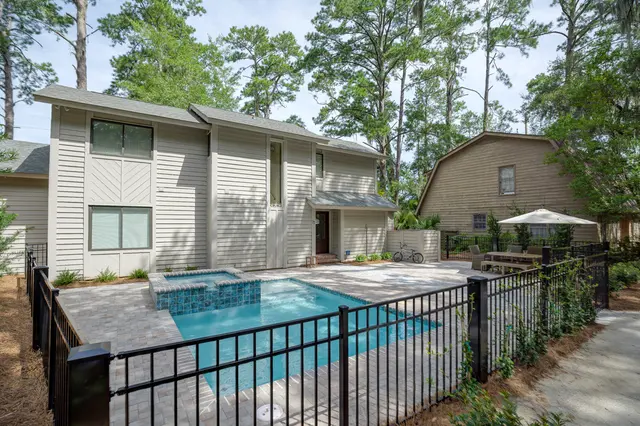 Pool of this home in Sea Pines