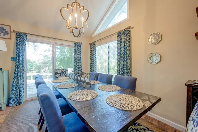 Dining area of this home in Sea Pines