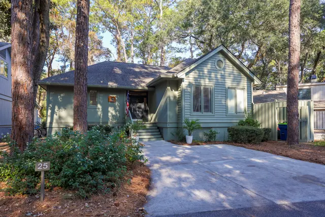 Outside of this home in Sea Pines