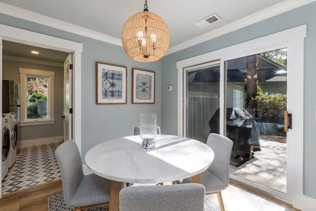 Breakfast nook of this home in Sea Pines