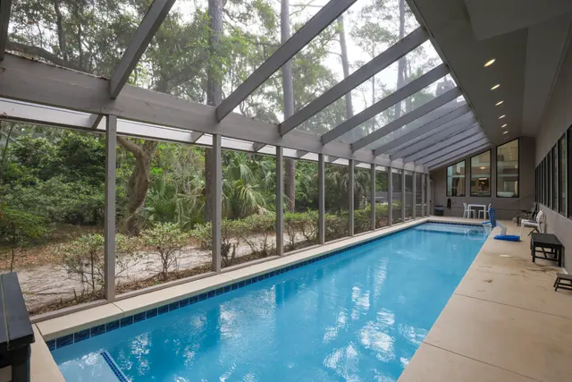 Pool of this home in Sea Pines
