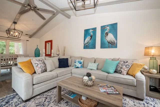 Living room of this home in Sea Pines