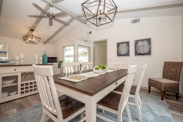 Dining area of this home in Sea Pines