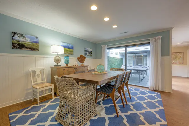 Dining area of this home in Sea Pines