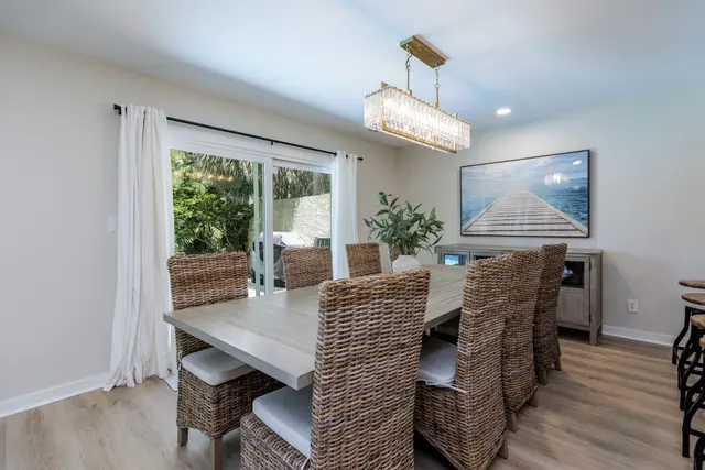 Dining area of this home in Sea Pines