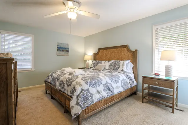 Bedroom of this home in Sea Pines
