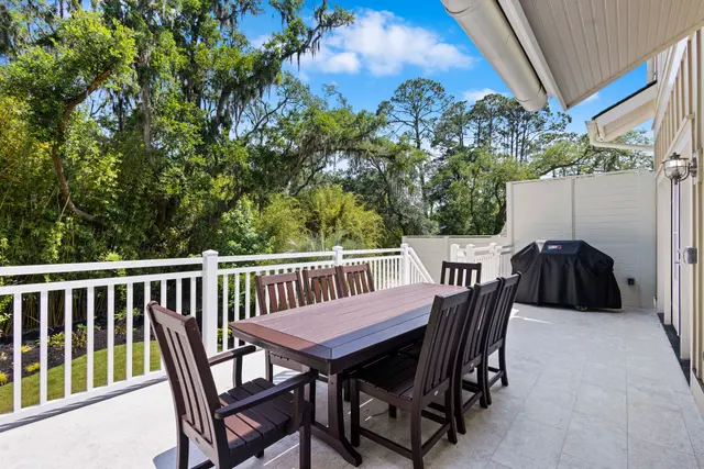 Deck of this home in Sea Pines