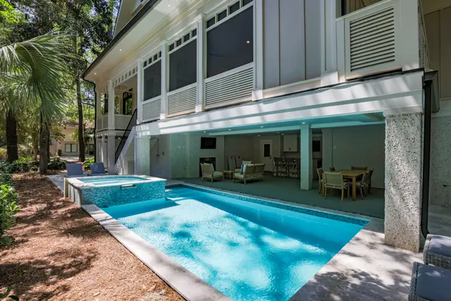 Pool of this home in Sea Pines