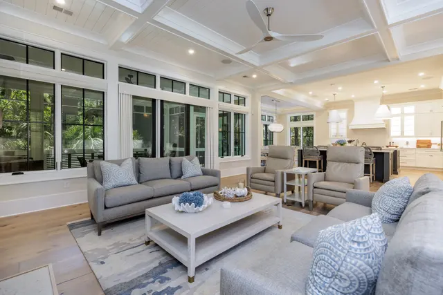 Living room of this home in Sea Pines